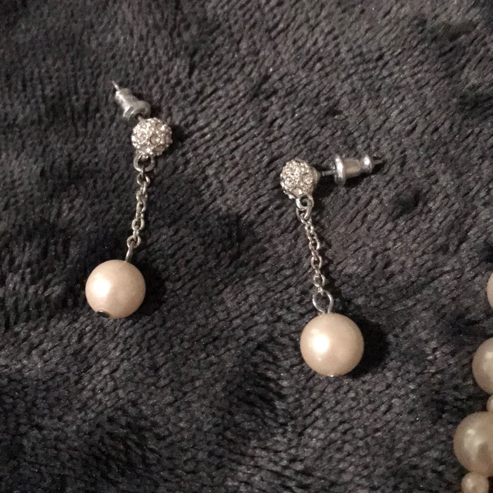 Bling pearl jewelry set - Picture 4 of 4